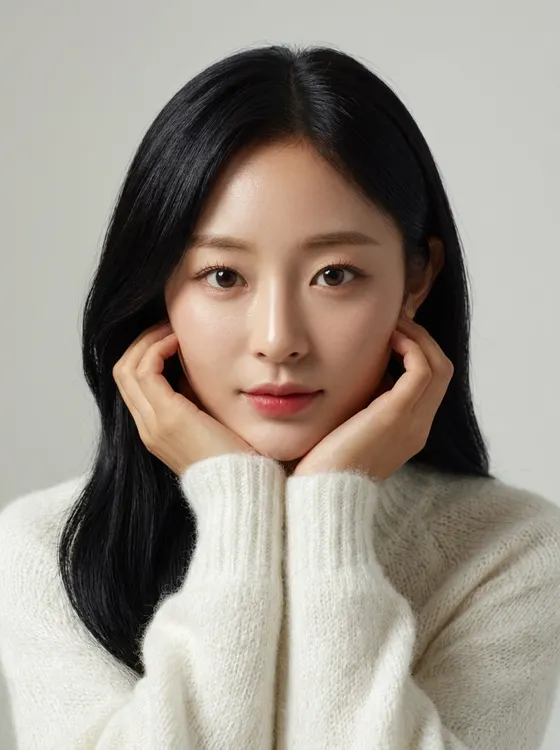 가상모델 #90 얼굴 원본 1