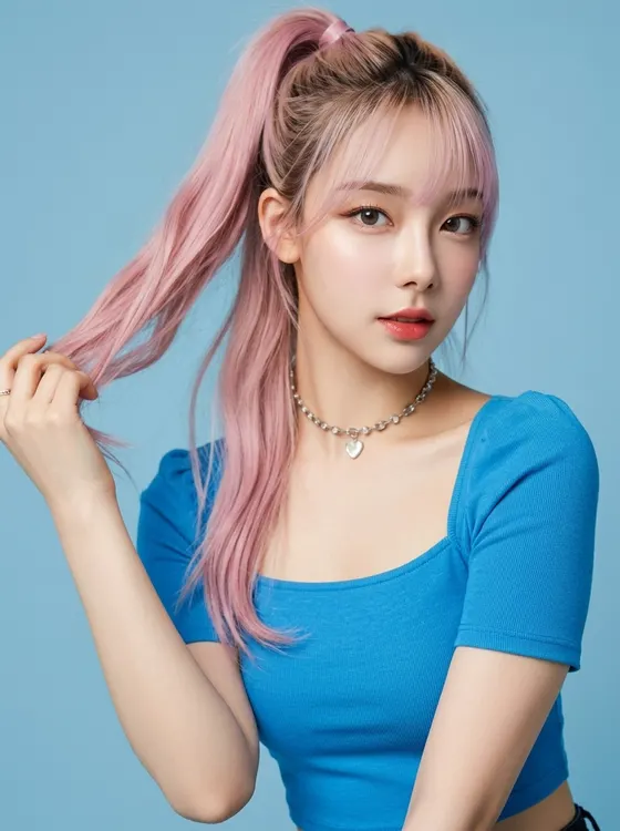가상모델 #1480 얼굴 원본 9