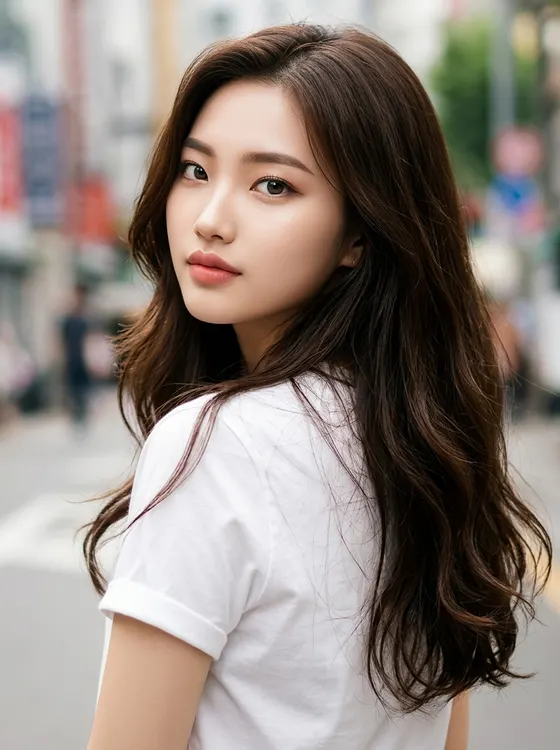 가상모델 #1487 얼굴 원본 2