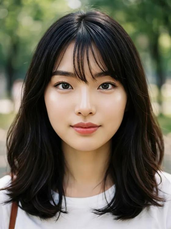 가상모델 #1487 얼굴 원본 8