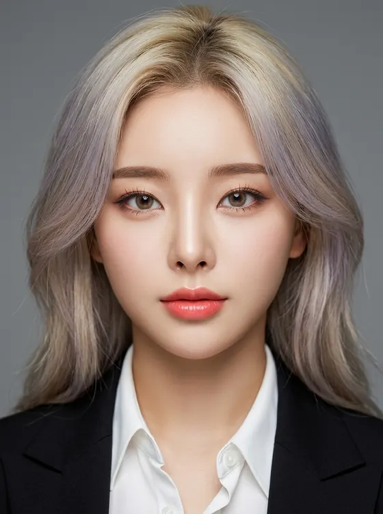 가상모델 #1487 얼굴 원본 16