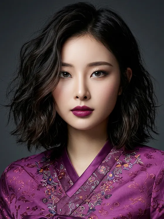 가상모델 #1487 얼굴 원본 21