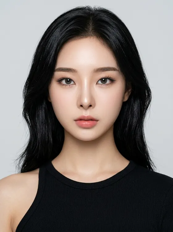 가상모델 #1487 얼굴 원본 22