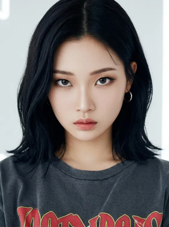 가상모델 #1487 얼굴 원본 24