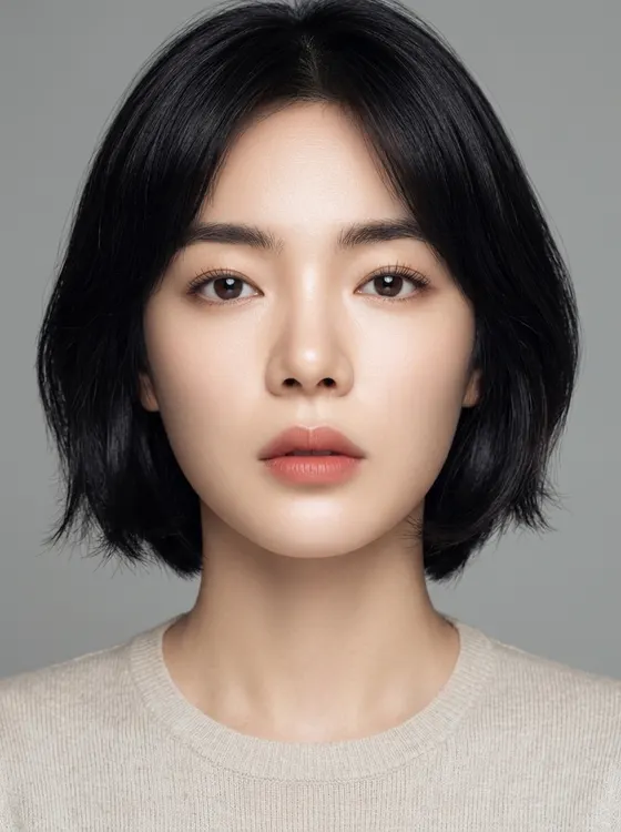 가상모델 #1277 얼굴 원본 16