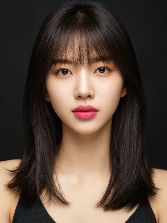 가상모델 #1290 얼굴 원본 16