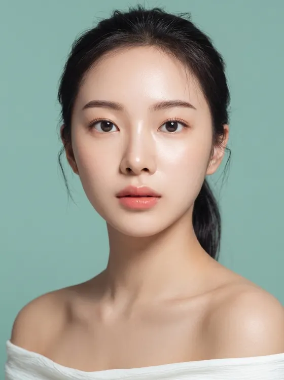 가상모델 #1284 얼굴 원본 14