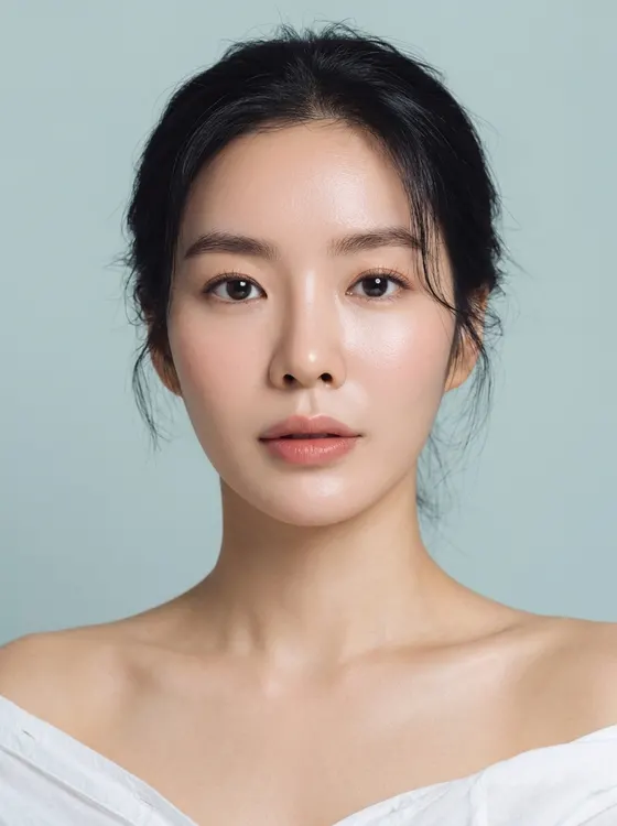 가상모델 #1284 얼굴 원본 18