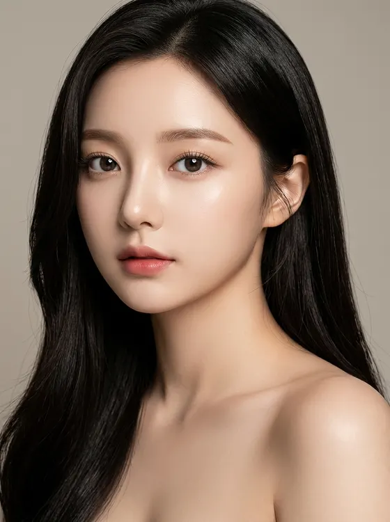 가상모델 #1677 얼굴 원본 8