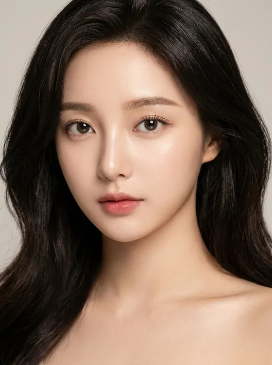 가상모델 #1677 얼굴 원본 9
