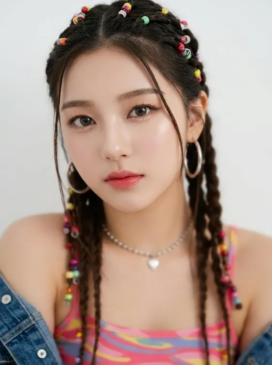 가상모델 #1677 얼굴 원본 10