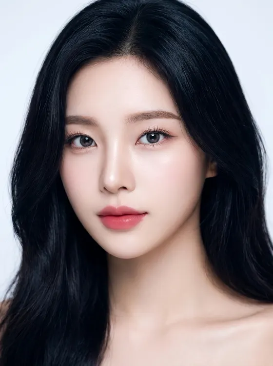 가상모델 #1677 얼굴 원본 25