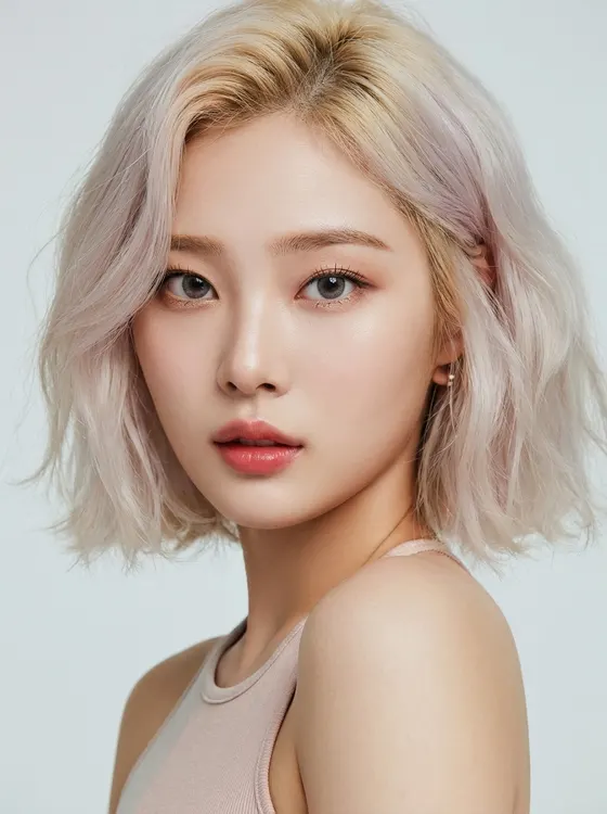 가상모델 #1677 얼굴 원본 43