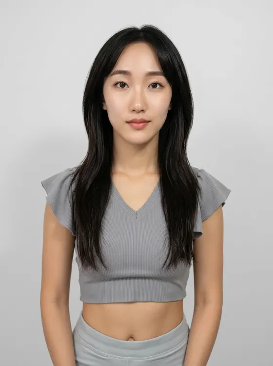 가상모델 #1317 얼굴 원본 4